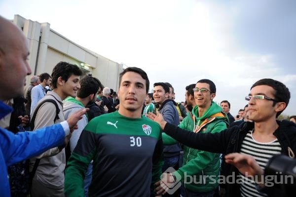 Özlüce'de Bursaspor coşkusu!