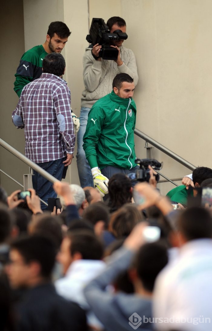 Özlüce'de Bursaspor coşkusu!