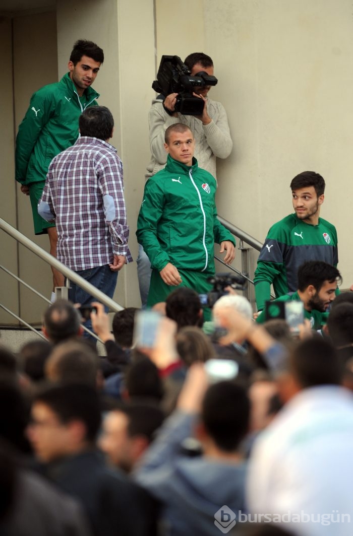 Özlüce'de Bursaspor coşkusu!