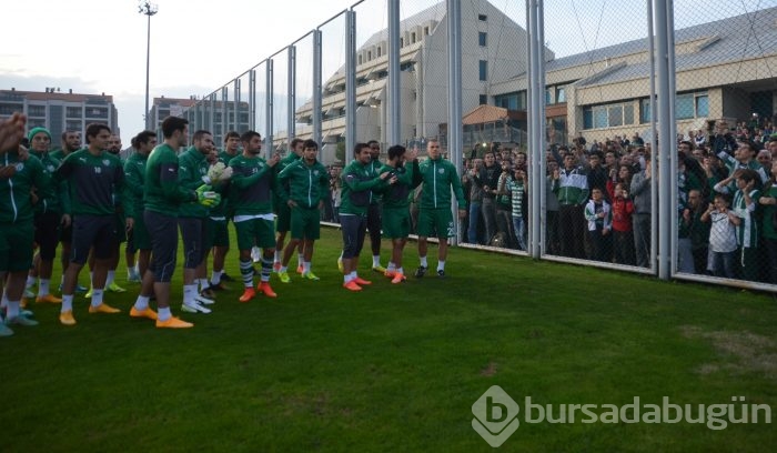 Özlüce'de Bursaspor coşkusu!