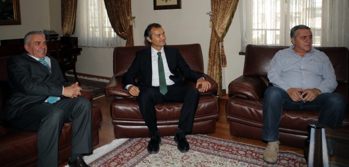 Şenol Güneş'ten Vali Karaloğlu'na ziyaret