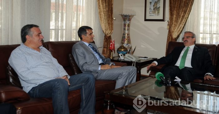 Şenol Güneş'ten Vali Karaloğlu'na ziyaret