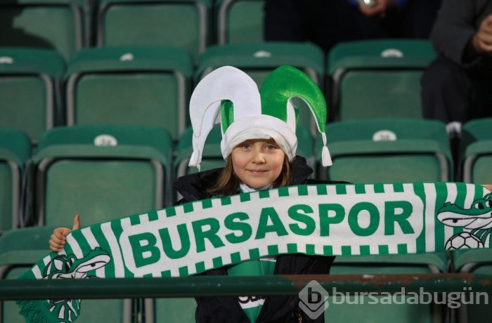 Bursaspor taraftarlarından muhteşem destek!