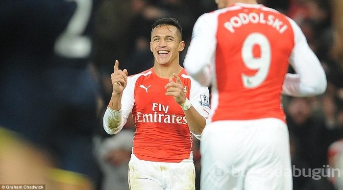 Alexis Sanchez Arsenal'ı sırtladı!