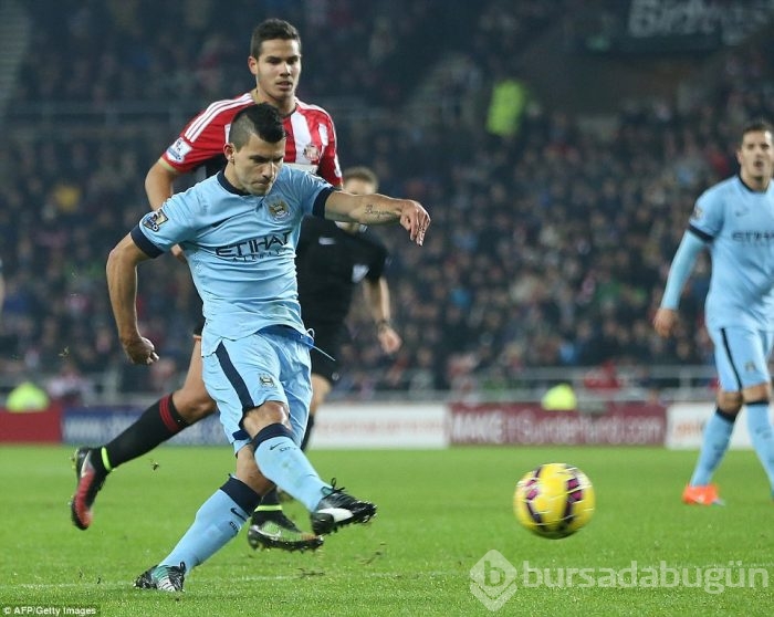 Sergio Agüero'dan muhteşem performans