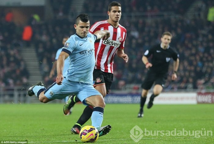Sergio Agüero'dan muhteşem performans
