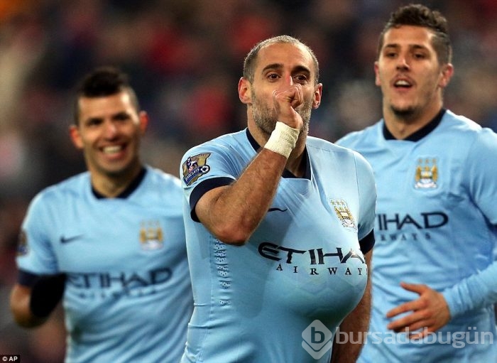 Sergio Agüero'dan muhteşem performans