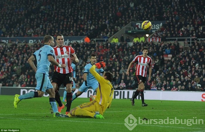 Sergio Agüero'dan muhteşem performans