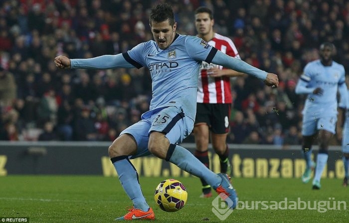 Sergio Agüero'dan muhteşem performans