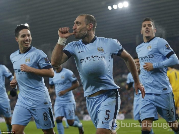 Sergio Agüero'dan muhteşem performans