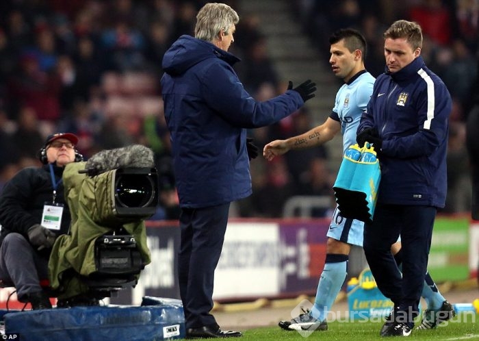 Sergio Agüero'dan muhteşem performans