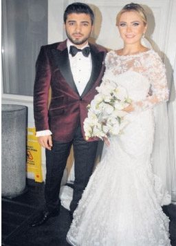 Ece Erken ile Serkan Uçar'ın düğünü
