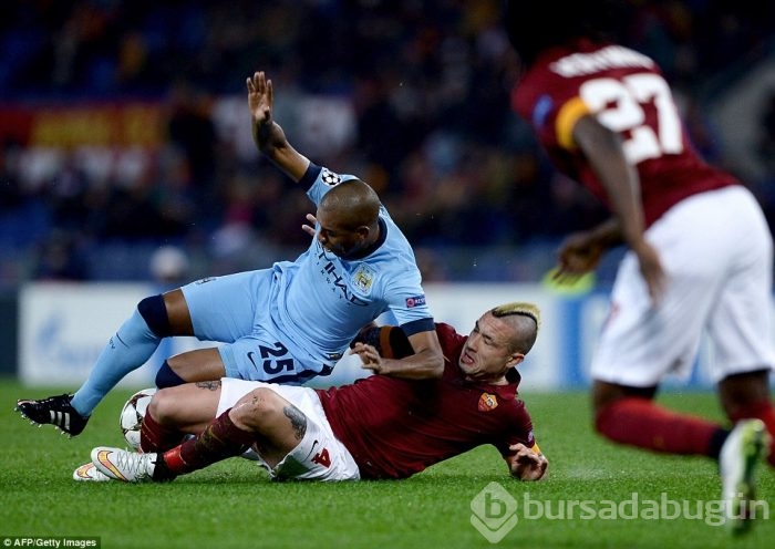 Manchester City Roma'yı yaktı!