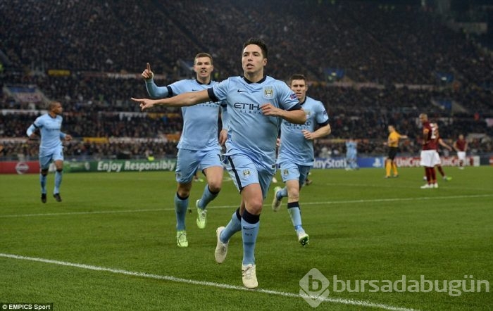 Manchester City Roma'yı yaktı!