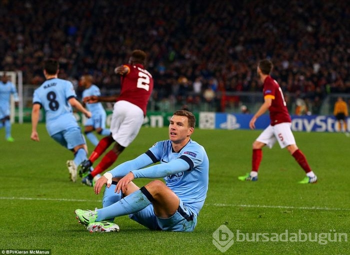 Manchester City Roma'yı yaktı!