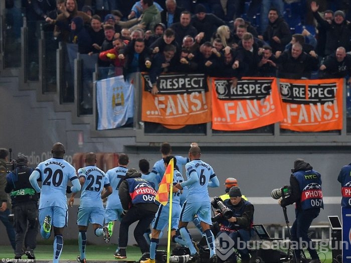 Manchester City Roma'yı yaktı!