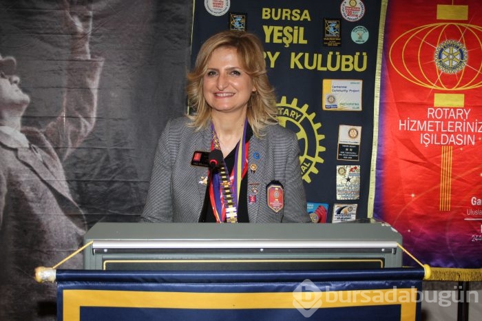 Yeşil Rotary Kulübü meslek hizmet ödüllerini verdi...