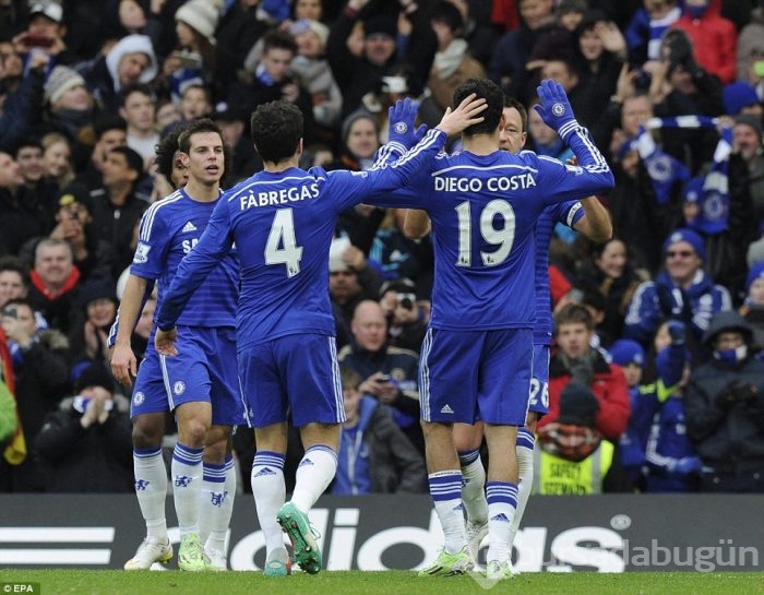 Chelsea yeni yıla lider girdi!