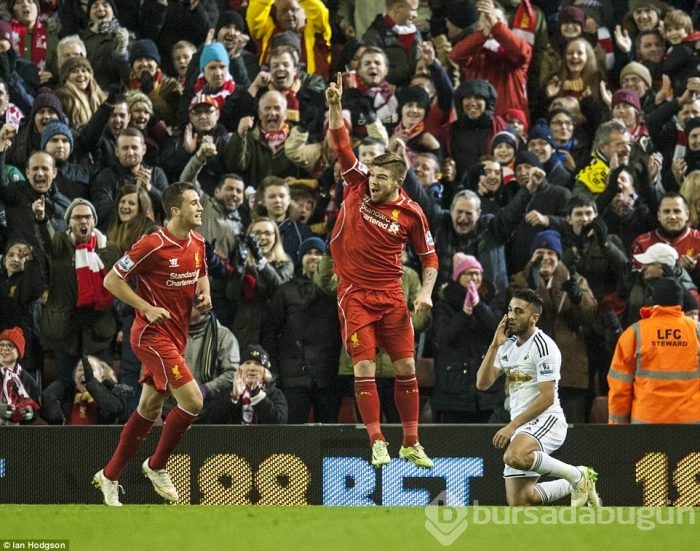 Liverpool Swansea'ye acımadı!