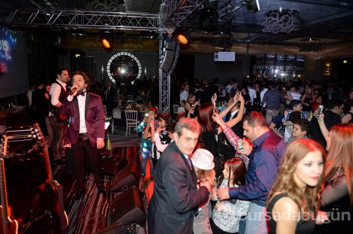 Bursalılar 2015'e böyle girdi...