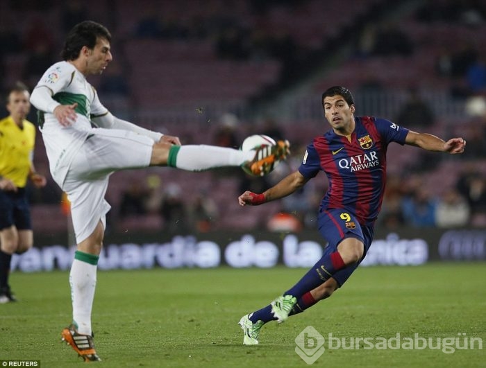 Barça Elche'yi gole boğdu!