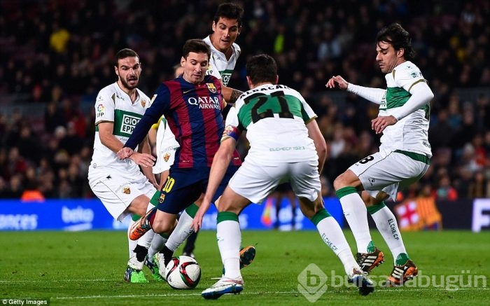 Barça Elche'yi gole boğdu!