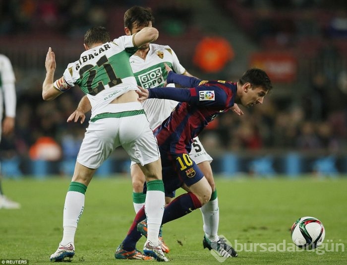 Barça Elche'yi gole boğdu!