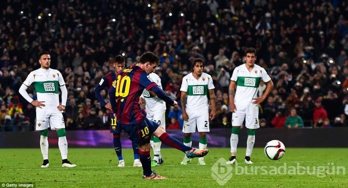 Barça Elche'yi gole boğdu!