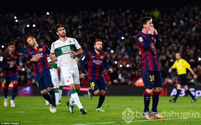 Barça Elche'yi gole boğdu!
