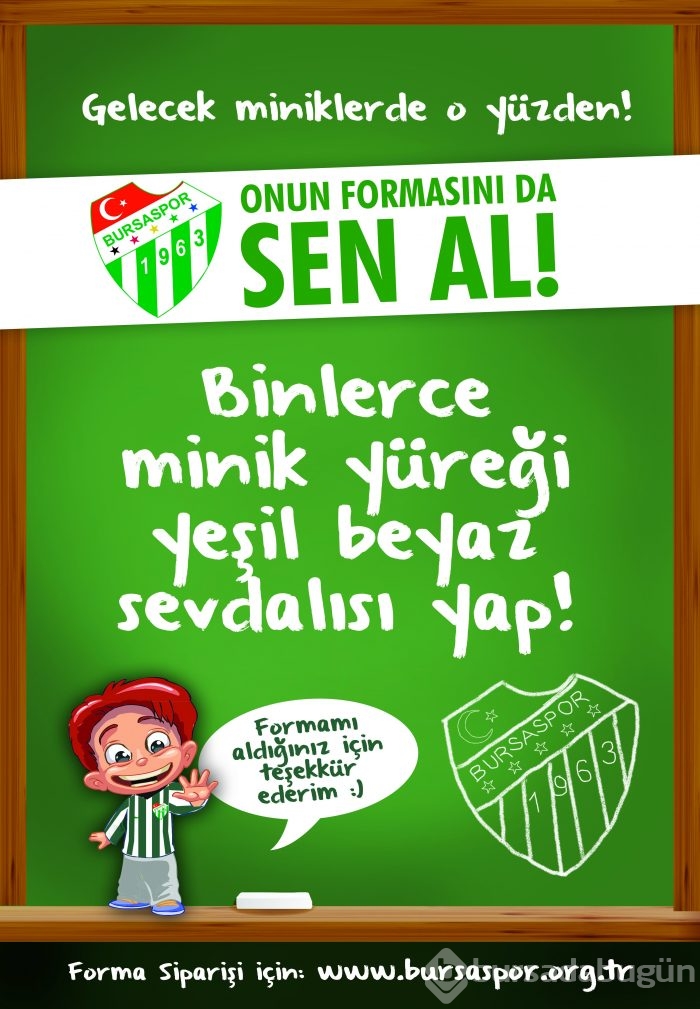 Bursaspor'dan "minik yüreklere" anlamlı kampanya!
