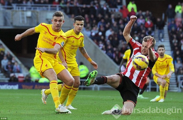 Sunderland Liverpool'a direnemedi!