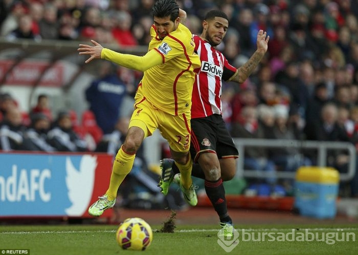 Sunderland Liverpool'a direnemedi!