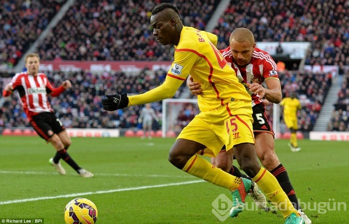 Sunderland Liverpool'a direnemedi!