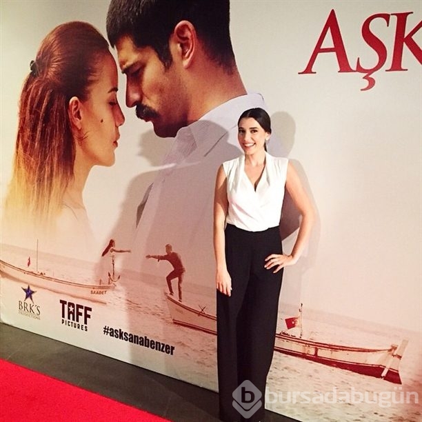 'Aşk Sana Benzer' filminin galasına ünlü akını!