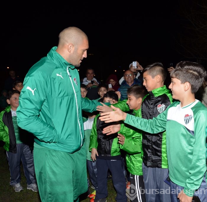 Minik kramponlar Bursaspor'la buluştu