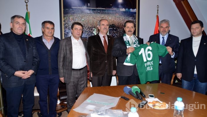 Bakan Çelik'ten Bursaspor'a ziyaret