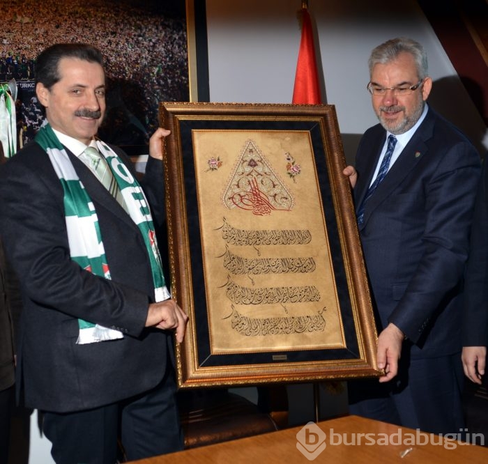 Bakan Çelik'ten Bursaspor'a ziyaret