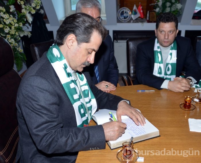 Bakan Çelik'ten Bursaspor'a ziyaret