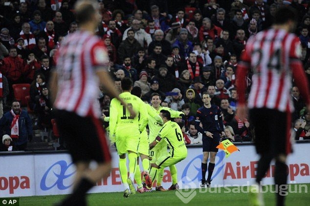 Barcelona Bilbao'yu gole boğdu!