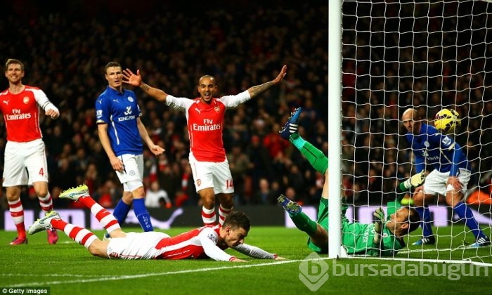 Arsenal Leicester'a acımadı! 