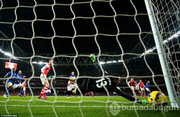 Arsenal Leicester'a acımadı! 