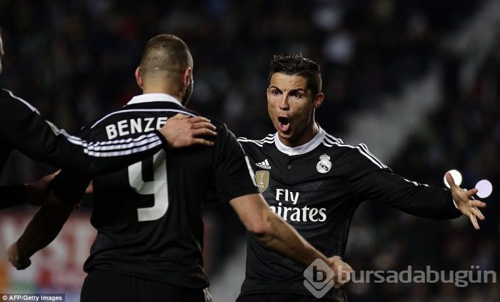 Perdeyi Benzema açtı,Ronaldo kapattı!