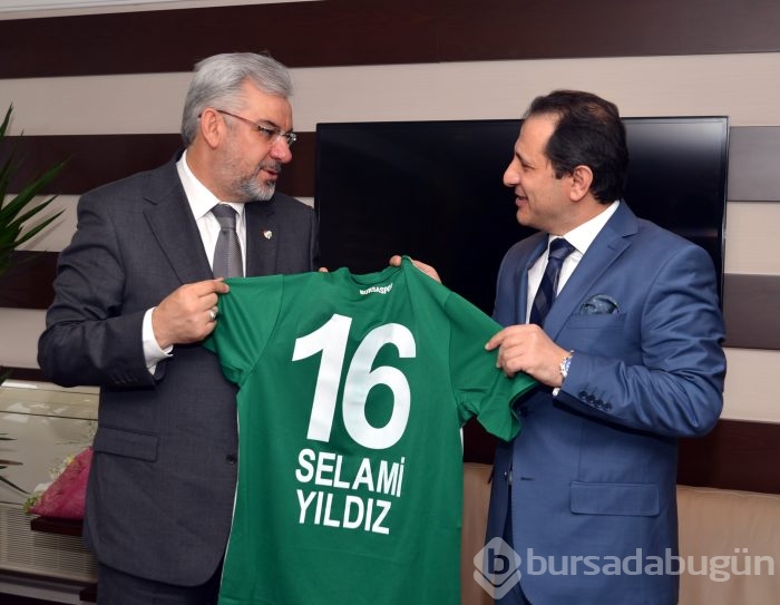 Bursaspor'dan Emniyet müdürü Yıldız'a ziyaret
