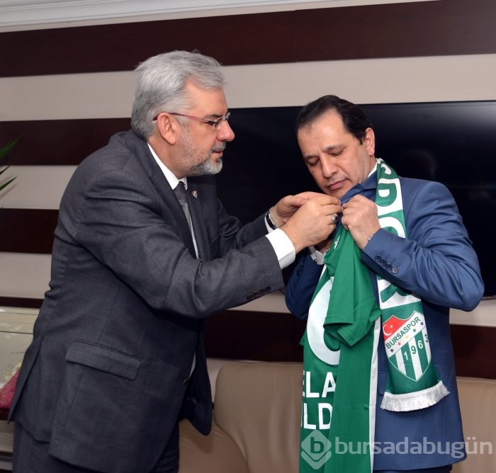 Bursaspor'dan Emniyet müdürü Yıldız'a ziyaret