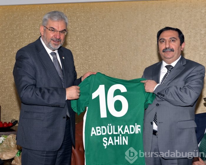 Bursaspor'dan Abdülkadir Şahin'e ziyaret