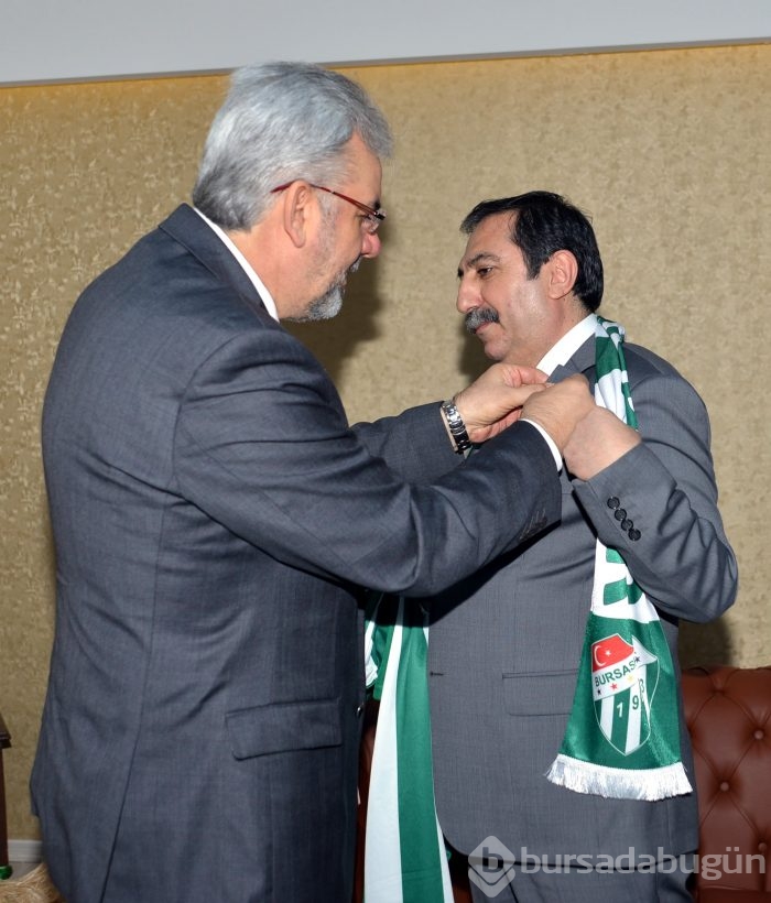 Bursaspor'dan Abdülkadir Şahin'e ziyaret