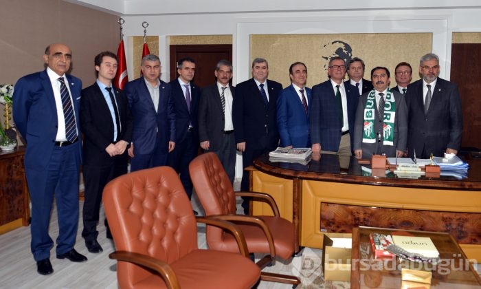 Bursaspor'dan Abdülkadir Şahin'e ziyaret