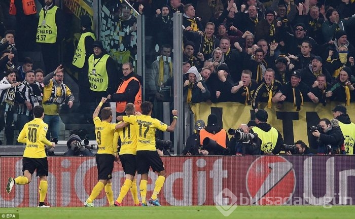 Juventus Dortmund'un bir adım önünde