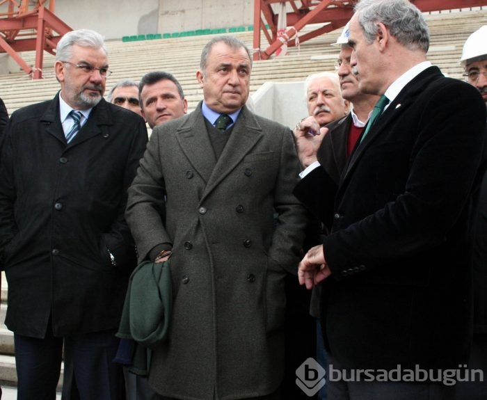 Fatih Terim Timsah Arena'yı inceledi