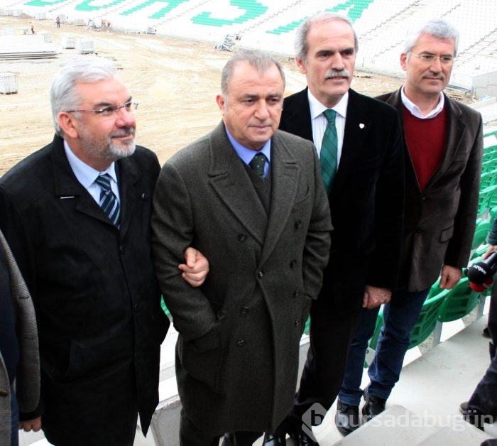 Fatih Terim Timsah Arena'yı inceledi